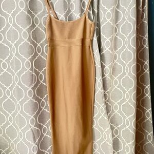 Bella Barnett Bandage Tan Sleeveless Dress